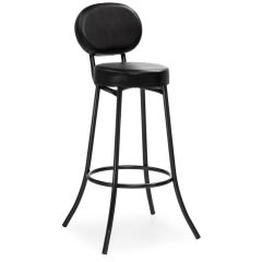 Барный стул Satearant черный полимер / темный мусс в Чебаркуле - chebarkul.mebel24.online | фото
