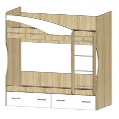 БУРАТИНО Детская (Сонома/Белый) в Чебаркуле - chebarkul.mebel24.online | фото 2
