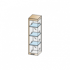 Гостиная Мелисса Композиция 8 (Акация Молдау) в Чебаркуле - chebarkul.mebel24.online | фото 3