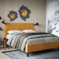 Интерьерная кровать Сириус с П/М (1200) в Чебаркуле - chebarkul.mebel24.online | фото