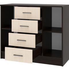 СОФИЯ Комод К1000 2Д (венге/дуб белфорт) в Чебаркуле - chebarkul.mebel24.online | фото 2