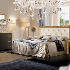 Комод Тиффани Premium черная/золото (ТФКМ-1(П) в Чебаркуле - chebarkul.mebel24.online | фото 2