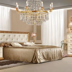 Комод узкий Тиффани штрих-лак/золото (ТФКМ-2) в Чебаркуле - chebarkul.mebel24.online | фото 2
