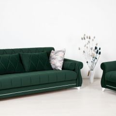Комплект Роуз ТД 411 диван-кровать + кресло + комплект подушек в Чебаркуле - chebarkul.mebel24.online | фото