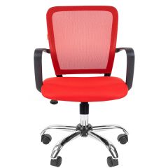 Кресло для оператора CHAIRMAN 698 хром (ткань TW 19/сетка TW 69) в Чебаркуле - chebarkul.mebel24.online | фото 2