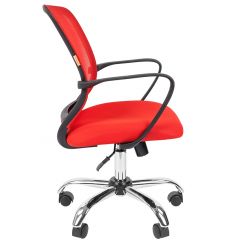 Кресло для оператора CHAIRMAN 698 хром (ткань TW 19/сетка TW 69) в Чебаркуле - chebarkul.mebel24.online | фото 3