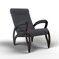 Кресло для отдыха Зельден 20-Т-ГР (тканьвенге) ГРАФИТ в Чебаркуле - chebarkul.mebel24.online | фото