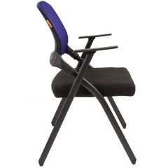 Кресло для посетителей CHAIRMAN NEXX (ткань стандарт черный/сетка DW-61) в Чебаркуле - chebarkul.mebel24.online | фото 3