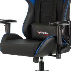 Кресло игровое Бюрократ VIKING 4 AERO BLUE черный/синий в Чебаркуле - chebarkul.mebel24.online | фото 5