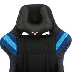 Кресло игровое Бюрократ VIKING 4 AERO BLUE черный/синий в Чебаркуле - chebarkul.mebel24.online | фото 6