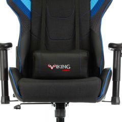 Кресло игровое Бюрократ VIKING 4 AERO BLUE черный/синий в Чебаркуле - chebarkul.mebel24.online | фото 7