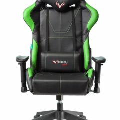 Кресло игровое Бюрократ VIKING 5 AERO LGREEN черный/салатовый в Чебаркуле - chebarkul.mebel24.online | фото 2