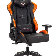 Кресло игровое Бюрократ VIKING 5 AERO ORANGE черный/оранжевый в Чебаркуле - chebarkul.mebel24.online | фото