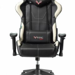 Кресло игровое Бюрократ VIKING 5 AERO WHITE черный/белый в Чебаркуле - chebarkul.mebel24.online | фото 3