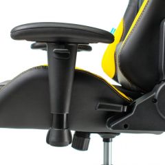 Кресло игровое Бюрократ VIKING 5 AERO YELLOW черный/желтый в Чебаркуле - chebarkul.mebel24.online | фото 5