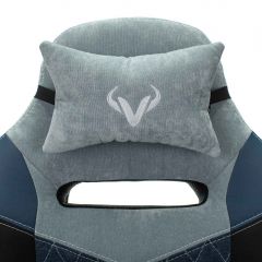 Кресло игровое Бюрократ VIKING 6 KNIGHT BL FABRIC синий в Чебаркуле - chebarkul.mebel24.online | фото 7