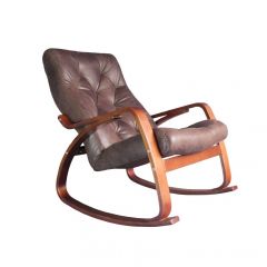 Кресло качалка Гранд 103-З-Ш Шоколад в Чебаркуле - chebarkul.mebel24.online | фото