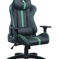 Кресло компьютерное BRABIX "GT Carbon GM-120" (черное/зеленое) 531929 в Чебаркуле - chebarkul.mebel24.online | фото
