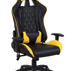 Кресло компьютерное BRABIX "GT Master GM-110" (черное/желтое) 531927 в Чебаркуле - chebarkul.mebel24.online | фото