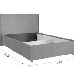 КВЕСТ Каркас кровати 1200 в Чебаркуле - chebarkul.mebel24.online | фото 3