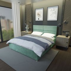 Кровать Аврора с ортопедической решеткой (1600) в Чебаркуле - chebarkul.mebel24.online | фото