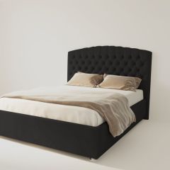 Кровать Берлин с ПМ 1200 (экокожа кольт ч) в Чебаркуле - chebarkul.mebel24.online | фото 2