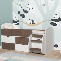 Кровать-чердак Малыш 7 в Чебаркуле - chebarkul.mebel24.online | фото 3