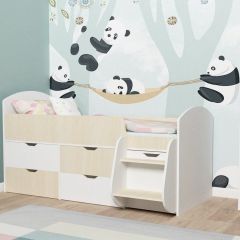 Кровать-чердак Малыш 7 в Чебаркуле - chebarkul.mebel24.online | фото 7