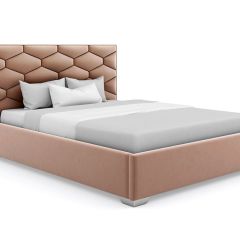 Кровать Коралл интерьерная +основание (90х200) в Чебаркуле - chebarkul.mebel24.online | фото