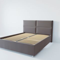 Кровать Корсика с ортопедическим основанием 1600 (велюр темно-серый) в Чебаркуле - chebarkul.mebel24.online | фото 2