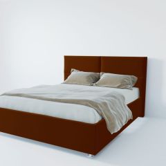 Кровать Корсика с ПМ 1200 (велюр бордо) в Чебаркуле - chebarkul.mebel24.online | фото 2