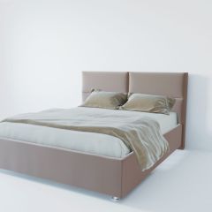 Кровать Корсика с ПМ 1200 (велюр серый) в Чебаркуле - chebarkul.mebel24.online | фото 2
