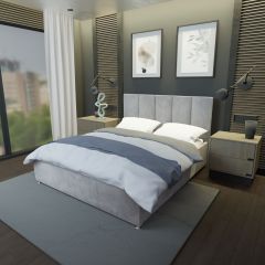 Кровать Мерида Решетка+ПМ+Дно (1600) в Чебаркуле - chebarkul.mebel24.online | фото