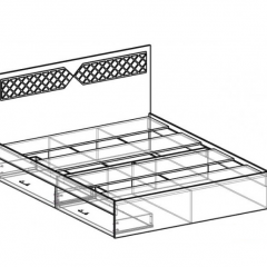 Кровать Николь 1600 (ясень) в Чебаркуле - chebarkul.mebel24.online | фото 2