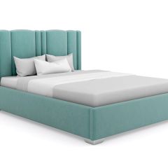 Кровать Онтарио интерьерная +основание (120х200) в Чебаркуле - chebarkul.mebel24.online | фото