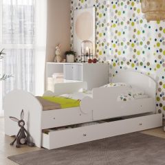 Кровать "Мозайка" на ламелях + бортики + ящики в Чебаркуле - chebarkul.mebel24.online | фото 6