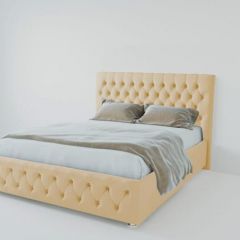 Кровать Версаль 800 без основания (экокожа бежевый) в Чебаркуле - chebarkul.mebel24.online | фото