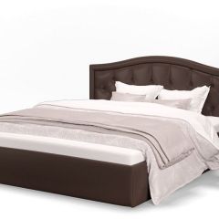 Кровать Стелла 1400*2000 + ПМ (Лесмо brown) коричневый в Чебаркуле - chebarkul.mebel24.online | фото