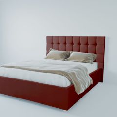 Кровать Венеция с ПМ 1600 (велюр бордо) в Чебаркуле - chebarkul.mebel24.online | фото 2