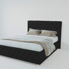 Кровать Версаль с ПМ 1200  (экокожа кольт ч) в Чебаркуле - chebarkul.mebel24.online | фото