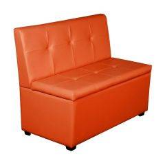 Кухонный диван Уют-1 (1000) Оранжевый в Чебаркуле - chebarkul.mebel24.online | фото 1