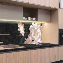 Кухонный фартук со столешницей (А-05) в едином стиле (3050 мм) в Чебаркуле - chebarkul.mebel24.online | фото
