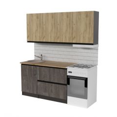Кухонный гарнитур Адажио макси 1800 мм в Чебаркуле - chebarkul.mebel24.online | фото 4