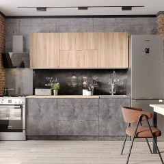 Кухонный гарнитур Асти-дуб сонома 1,8 в Чебаркуле - chebarkul.mebel24.online | фото