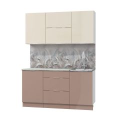 Кухонный гарнитур Асти-латте 1,8 в Чебаркуле - chebarkul.mebel24.online | фото