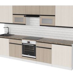 Кухонный гарнитур Кварц экстра 3000 мм в Чебаркуле - chebarkul.mebel24.online | фото 4