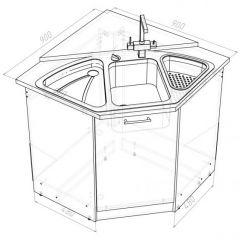 Кухонный гарнитур Лариса оптима 2 1500х1300 мм в Чебаркуле - chebarkul.mebel24.online | фото 15