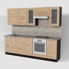 Кухонный гарнитур Ника базис 2400 в Чебаркуле - chebarkul.mebel24.online | фото 2
