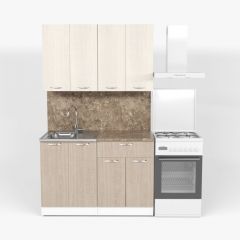 Кухонный гарнитур Ольга лайт 1 1200 мм в Чебаркуле - chebarkul.mebel24.online | фото 3