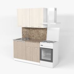 Кухонный гарнитур Ольга лайт 1 1200 мм в Чебаркуле - chebarkul.mebel24.online | фото 4